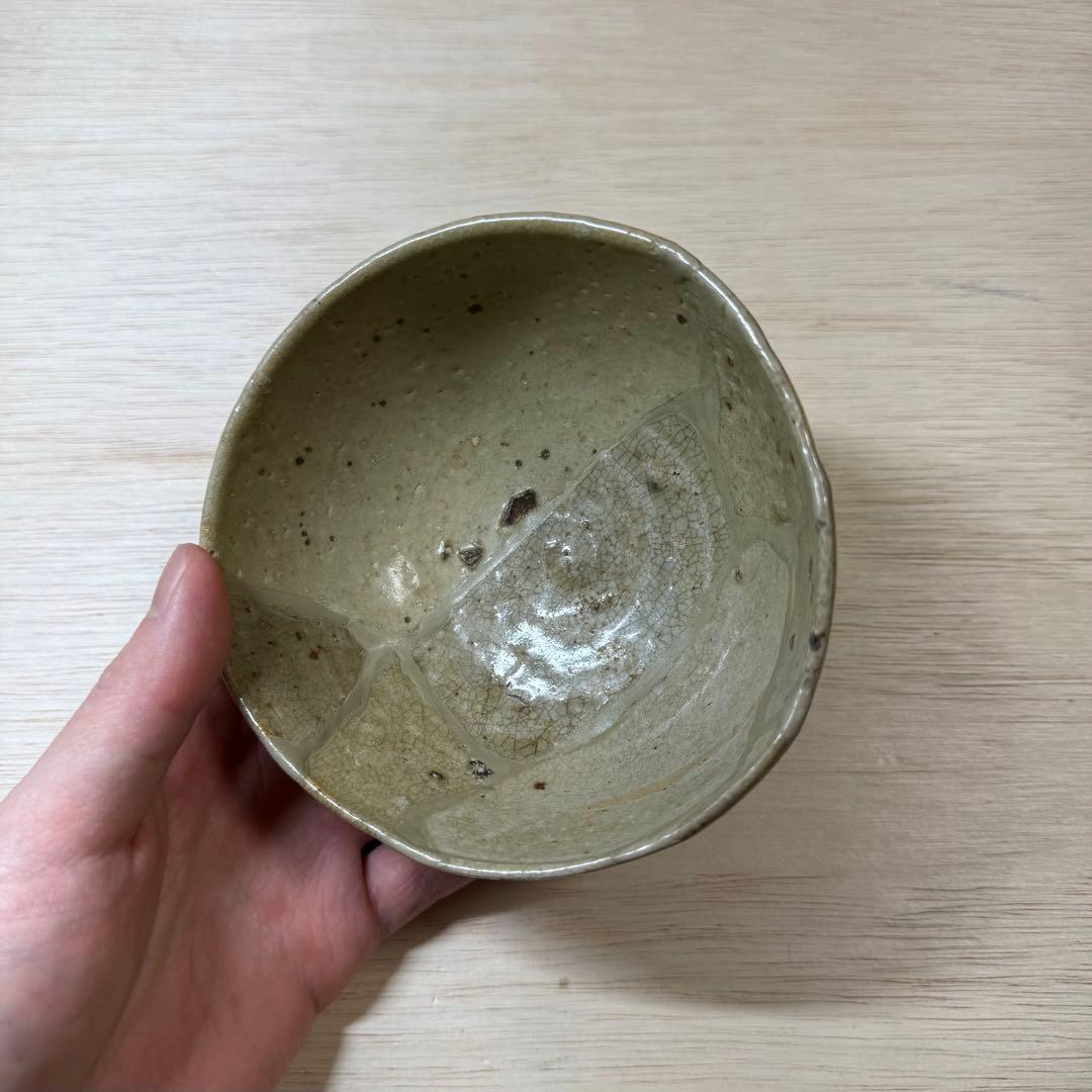 古唐津 無地唐津 茶碗 桃山時代 小十古窯 岸岳系 初期伊万里 古伊万里 古美術