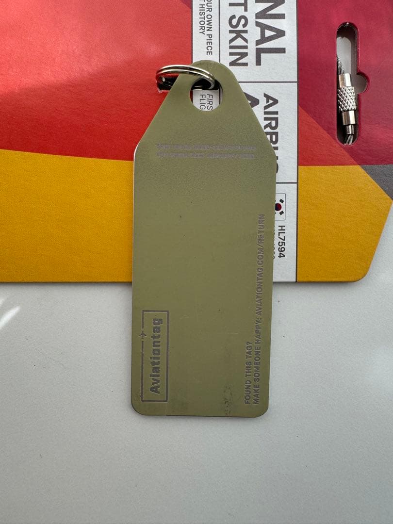 Asiana Aviationtag 3色 A321-100 HL7594 - メルカリ