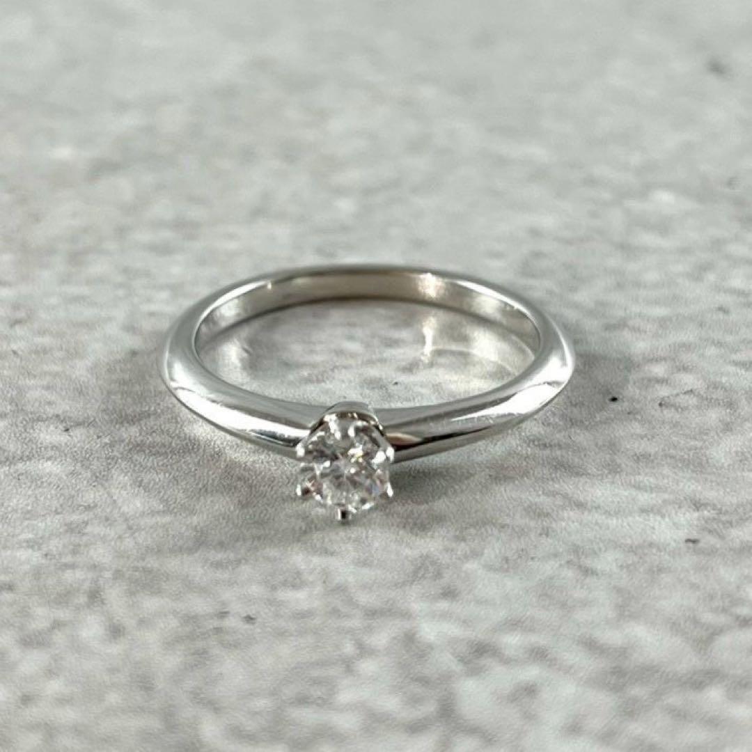 極美品✨Tiffany ソリティア セッティング リング Pt950 ダイヤ