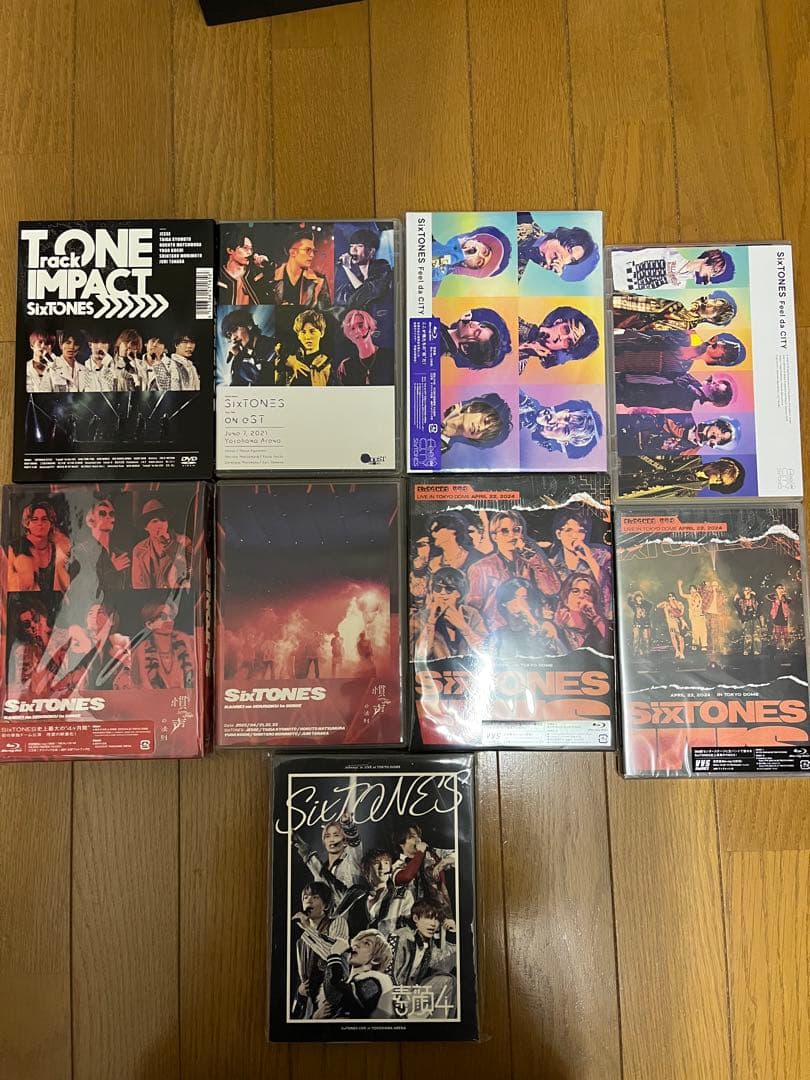 SixTONES シングル アルバム ライブDVD ペンライト 特典まとめ売り