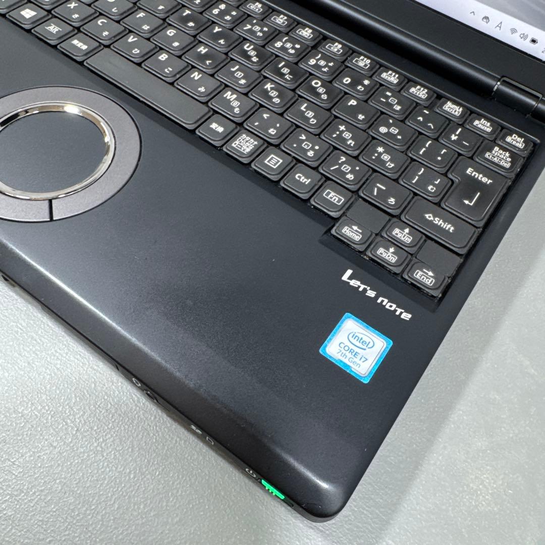 希少】レッツノートジェットブラックcfsz6☘️7世代i7☘SSD256GB