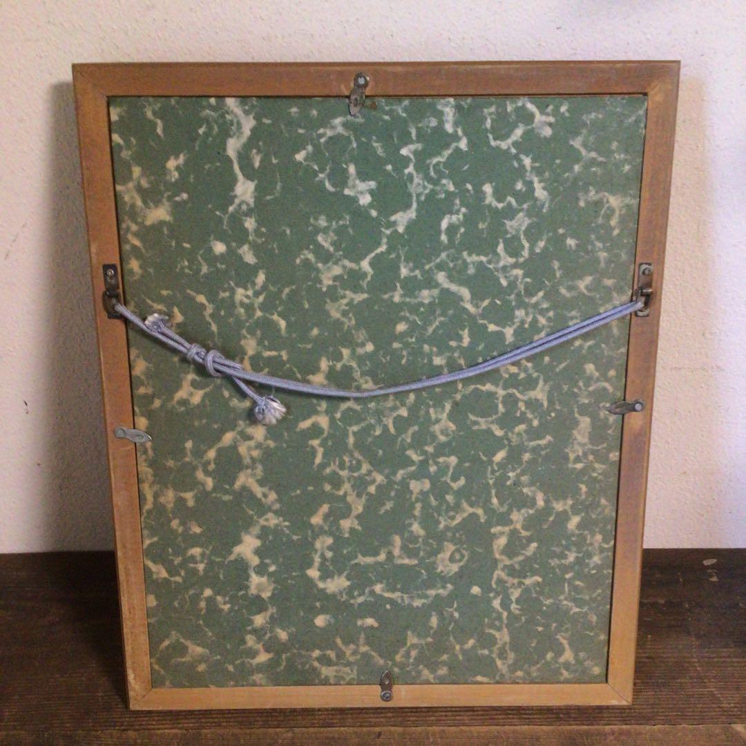 No4033 額装　中島絹子「コスモス」　油彩画　SM号　裏書有　箱付　送料無料