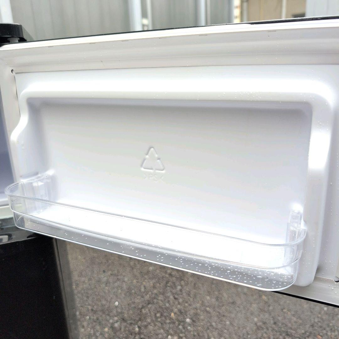 アイリスオーヤマ　2ドア　冷凍　冷蔵庫　NRSD-8A-B　81L　2