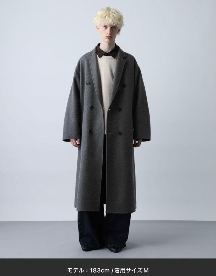 プレミアムウールダブルリバーコート