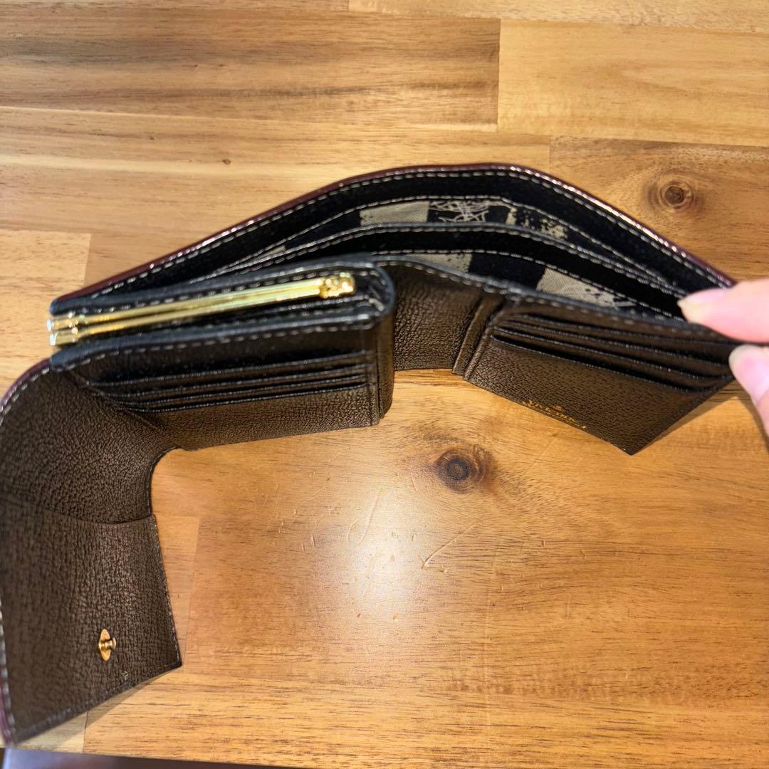 Vivienne Westwood 三つ折り財布　ブラック