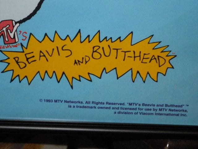 90'S☆ビーバス&バットヘッド☆ポスター☆23☆MTV☆ビンテージ☆USA