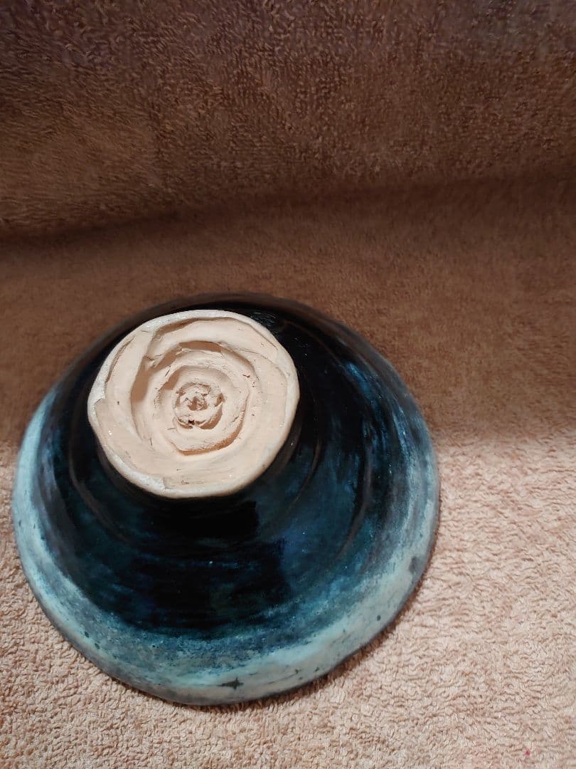四代目清水七兵衛 信翠 手造 茶碗 - メルカリ