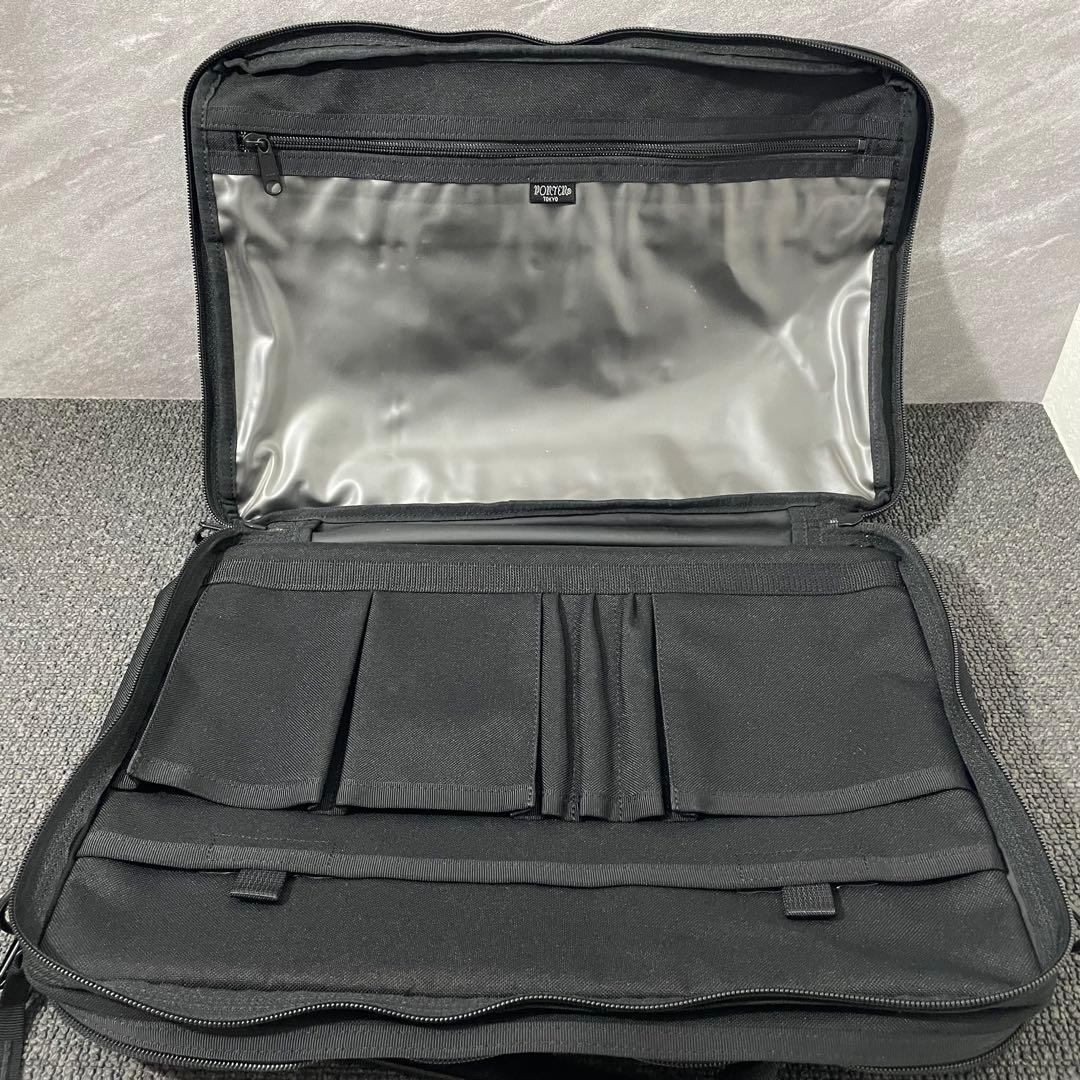 美品✨ ポーター CLIP クリップ 2way 2層式A4可能　ビジネス 黒