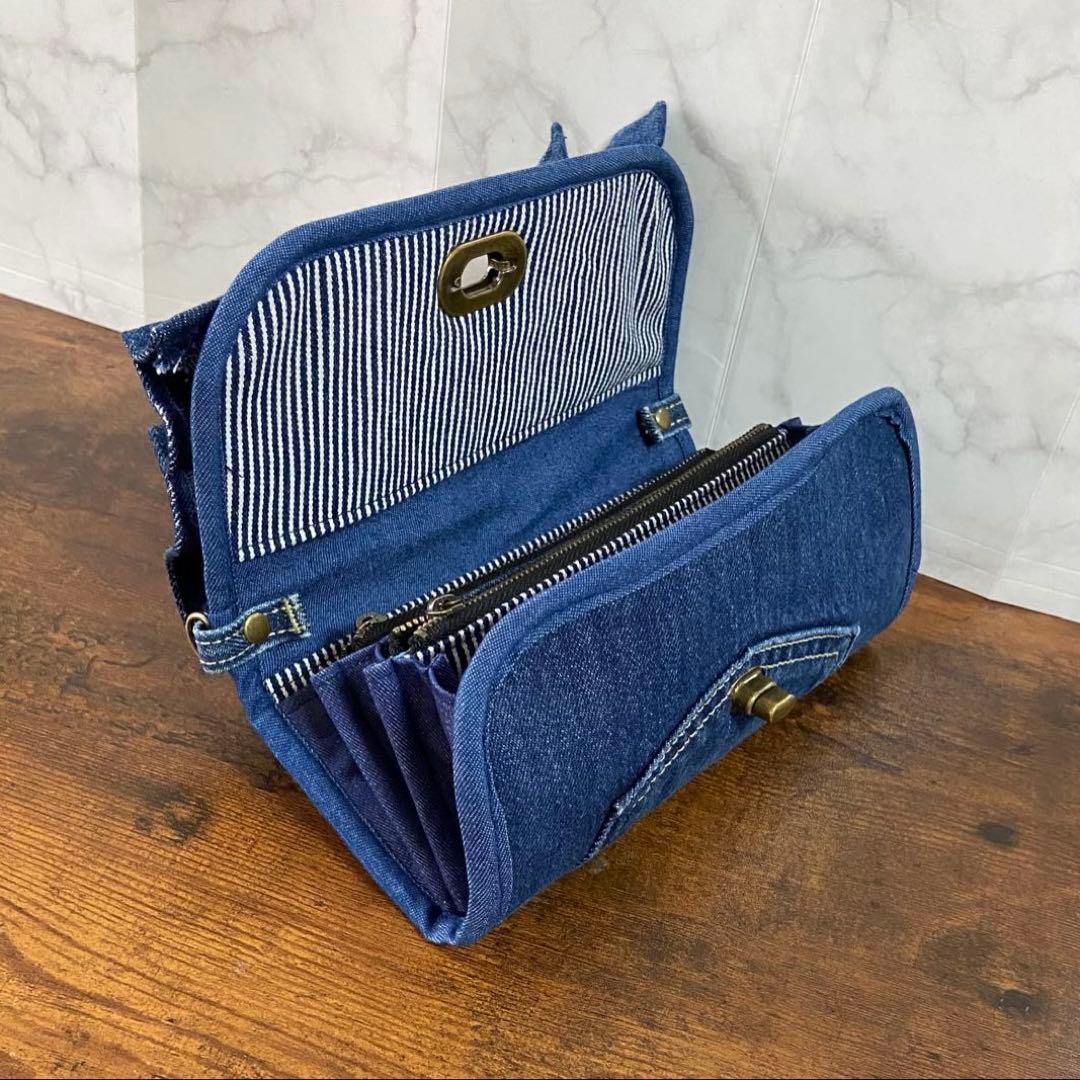 No.15 専用ページ*デニムリメイク【フリル付き長財布＆ボストンバッグ】