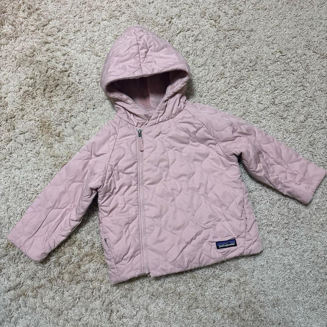 【美品】Patagonia ベビーキルテッドパフジャケット セットアップ 2T