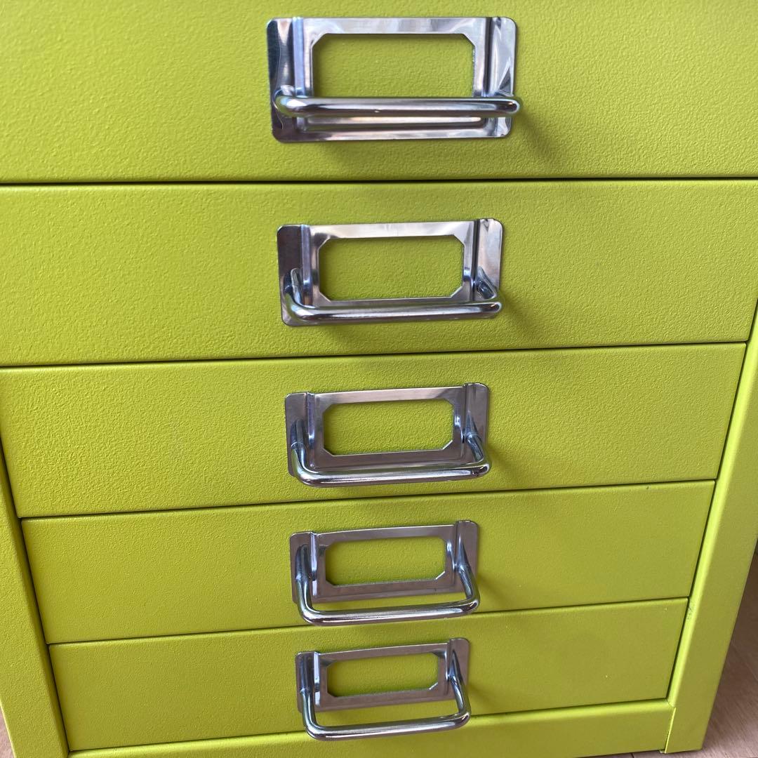 BISLEY ビスレー A4 キャビネット 引き出し 5段 ミモザ - メルカリ