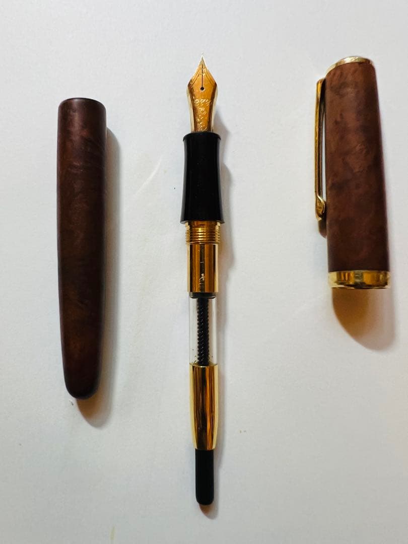 プラチナ万年筆 3776 ブライヤー旧型 細字