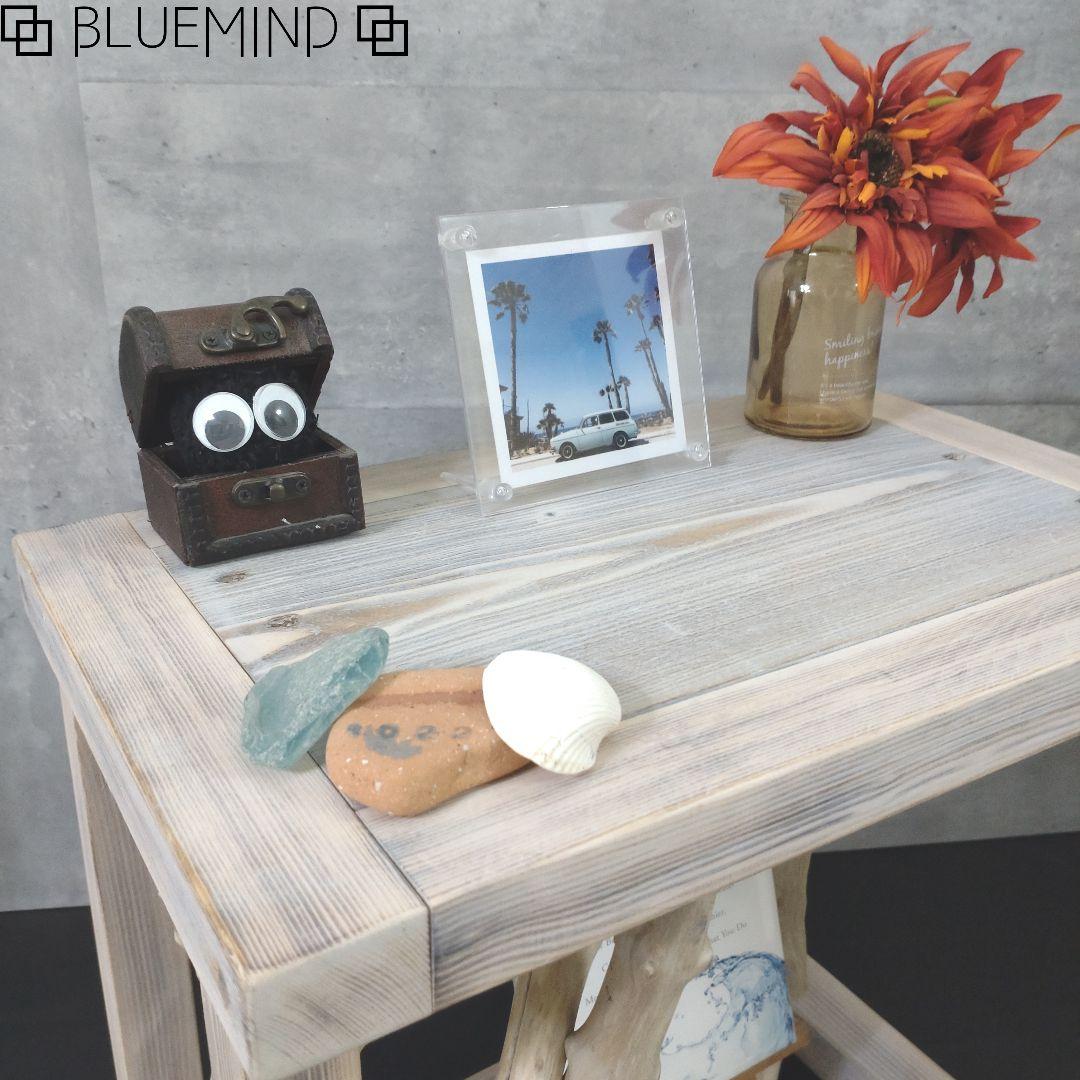 No.1201 ブルーアクリルの流木テーブル 流木インテリア