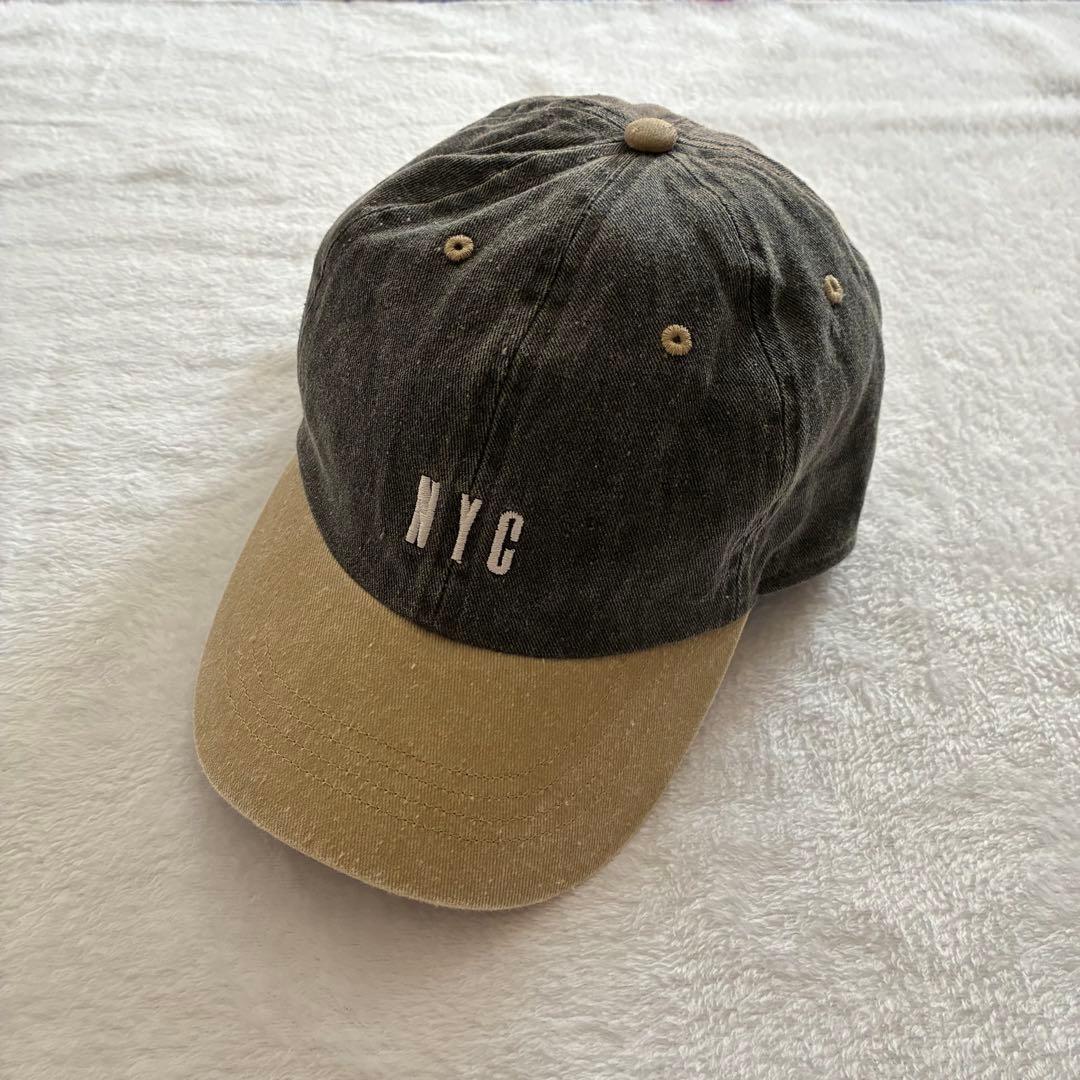 NYCロゴ刺繍 ベースボールキャップ - メルカリ