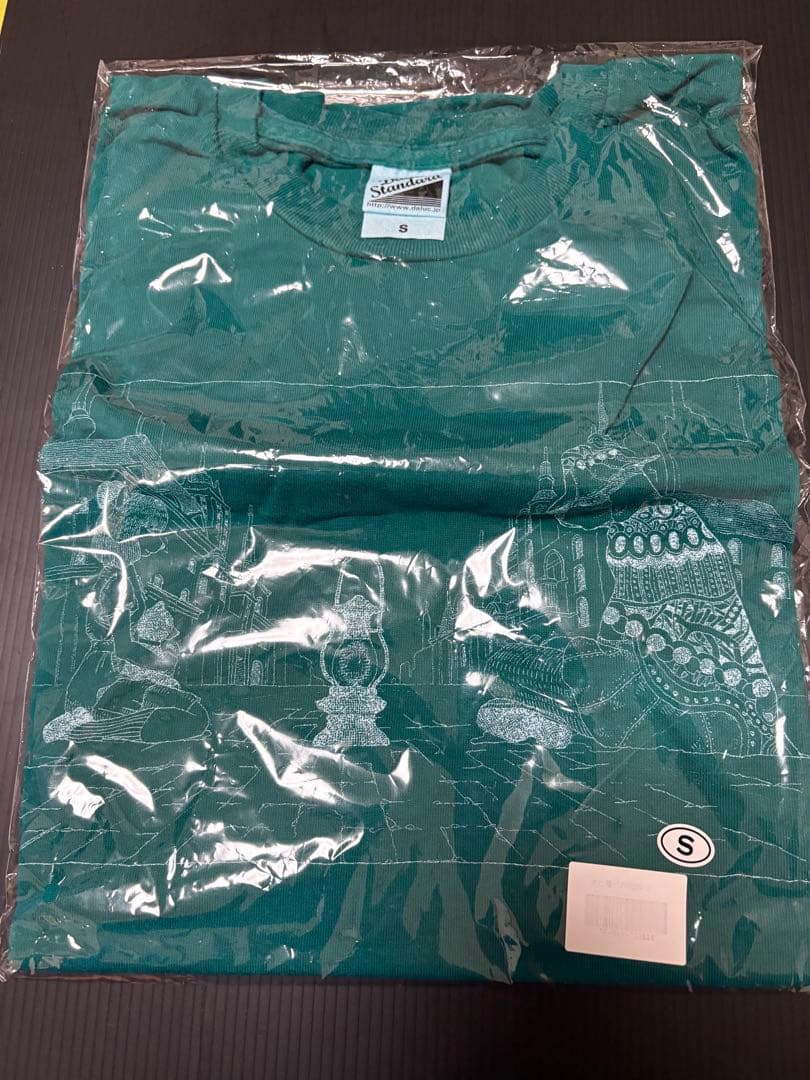 米津玄師 帰りの会・続編 犬と猫tシャツ グリーン