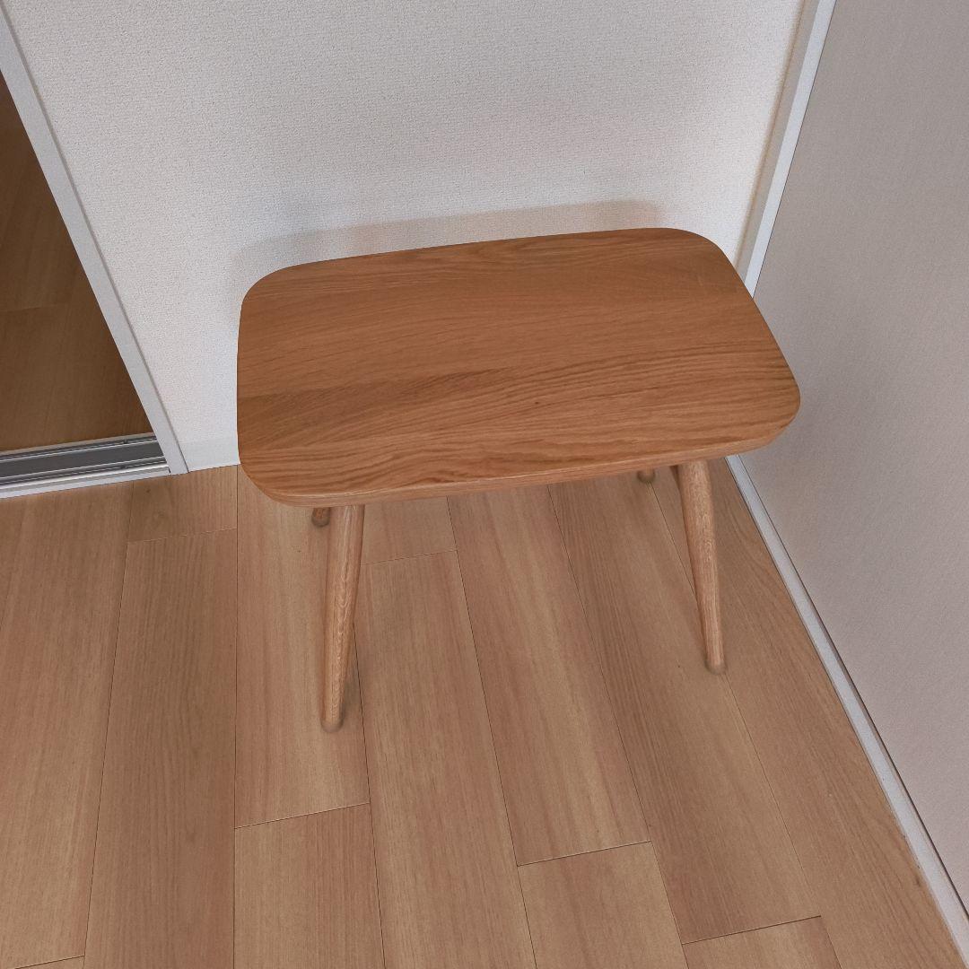 無印良品 オーク材スツール