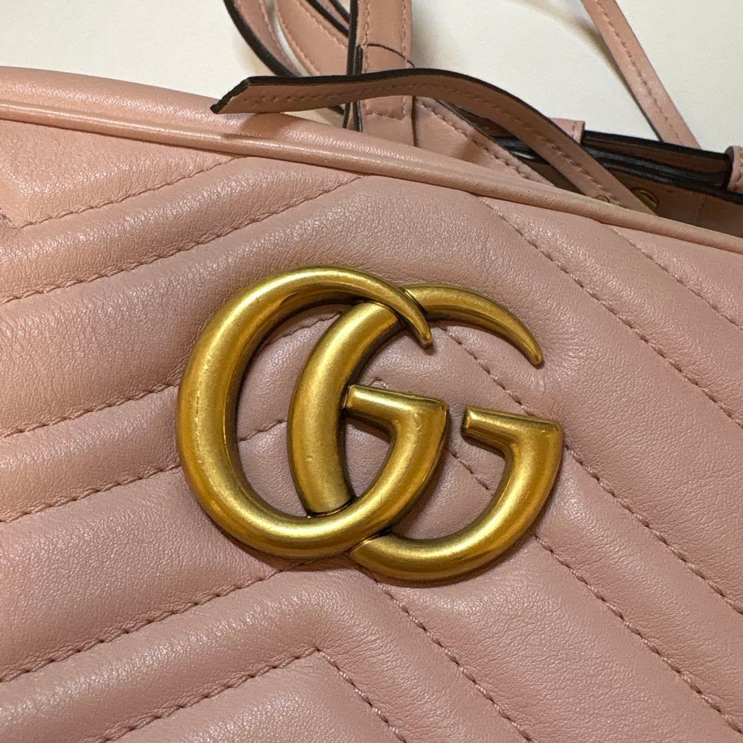 GUCCI GGマーモント ショルダーバッグ