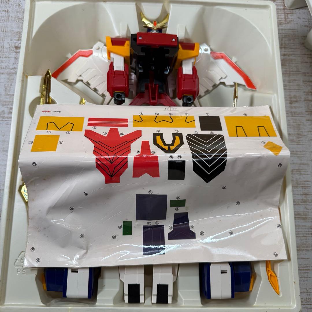 レア　韓国版 当時物 絶対無敵ライジンオー 超無敵合体ゴッドライジンオーセット