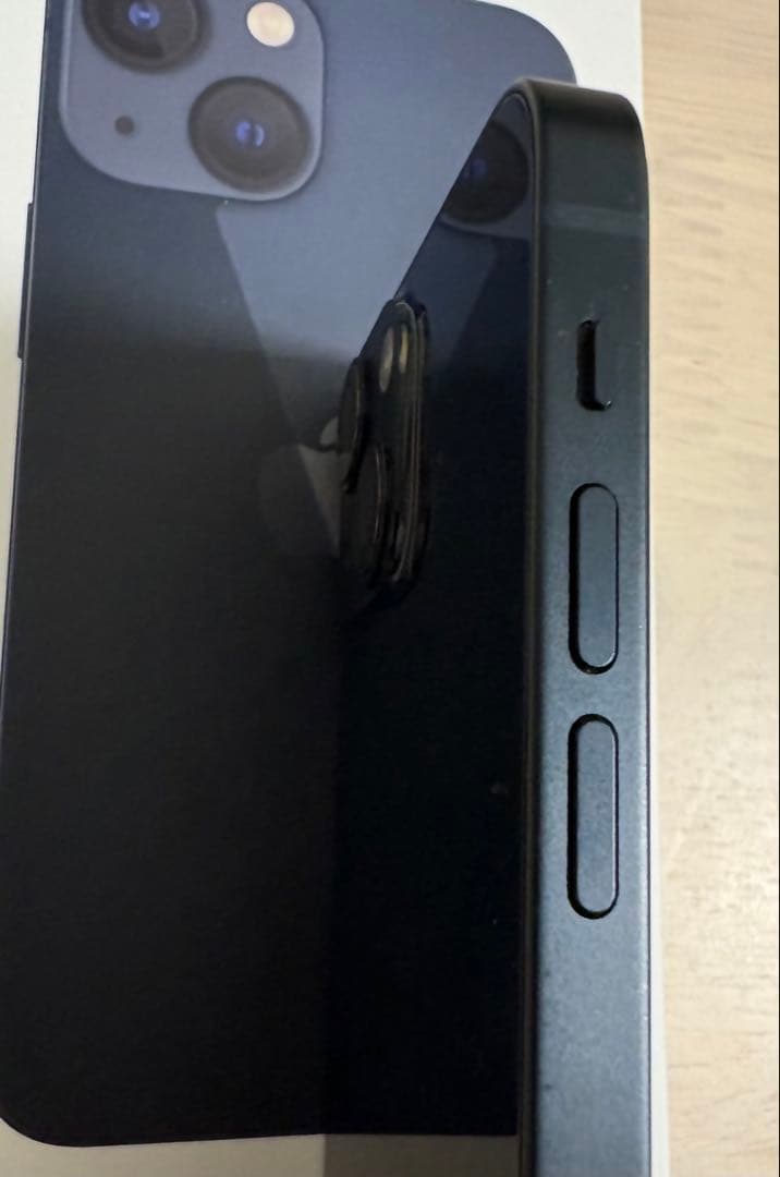 iPhone 13 mini 128GB 本体、レザーケース、保護フィルム付き