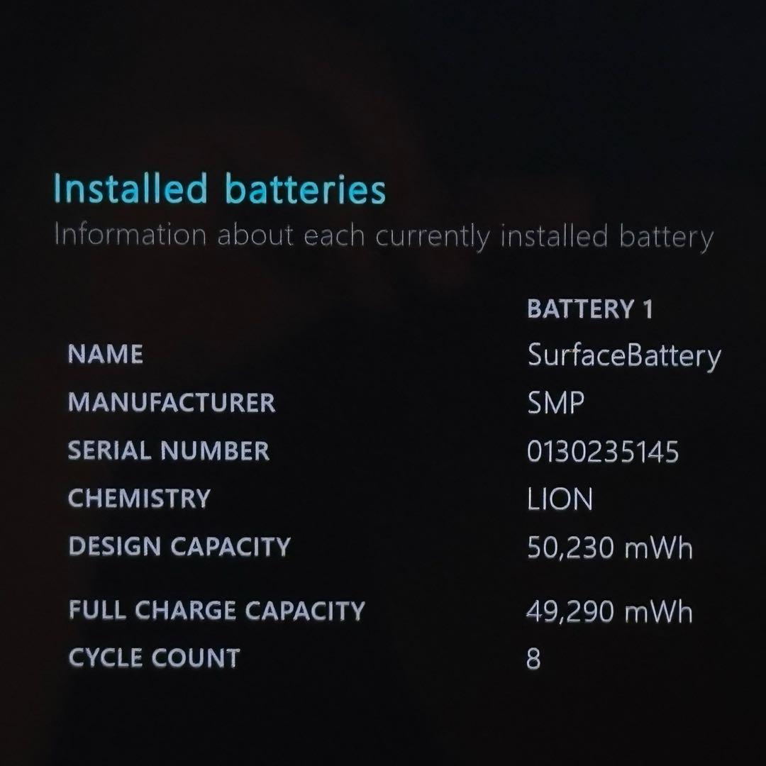 【BT100/準新品】　Surface Pro8 i5/8/256 Office