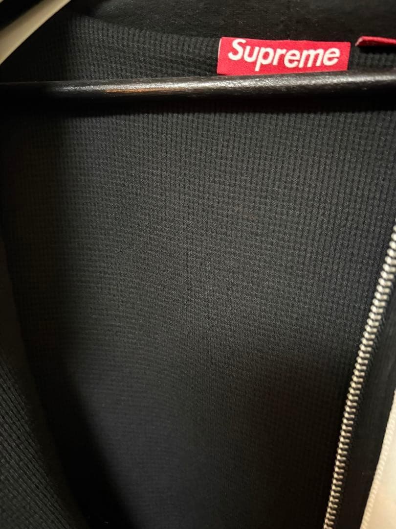 Supreme ブラック フルジップパーカー