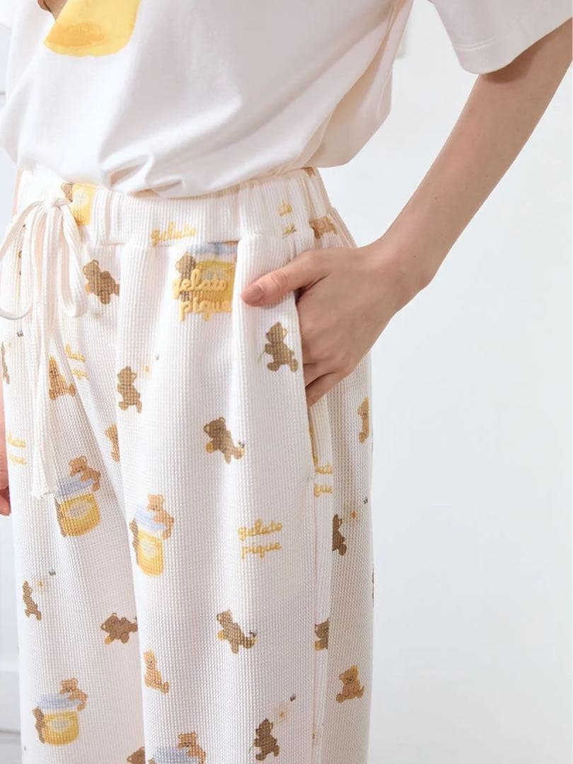 はちみつベア セットアップ 新品未使用 ジェラートピケ