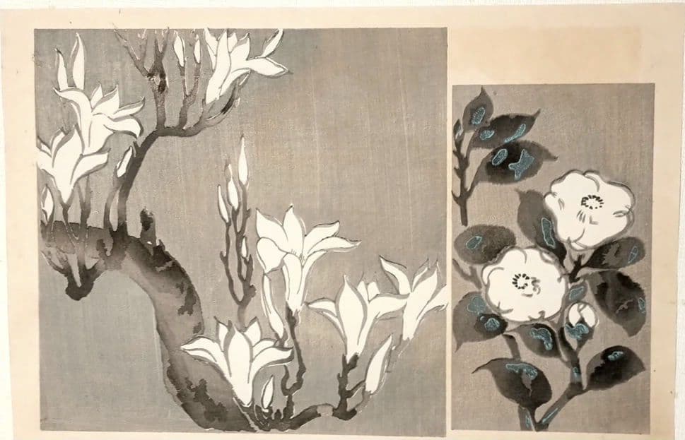 琳派図案版画（色摺版画)作者不詳、明治後期～昭和初期出版 - メルカリ