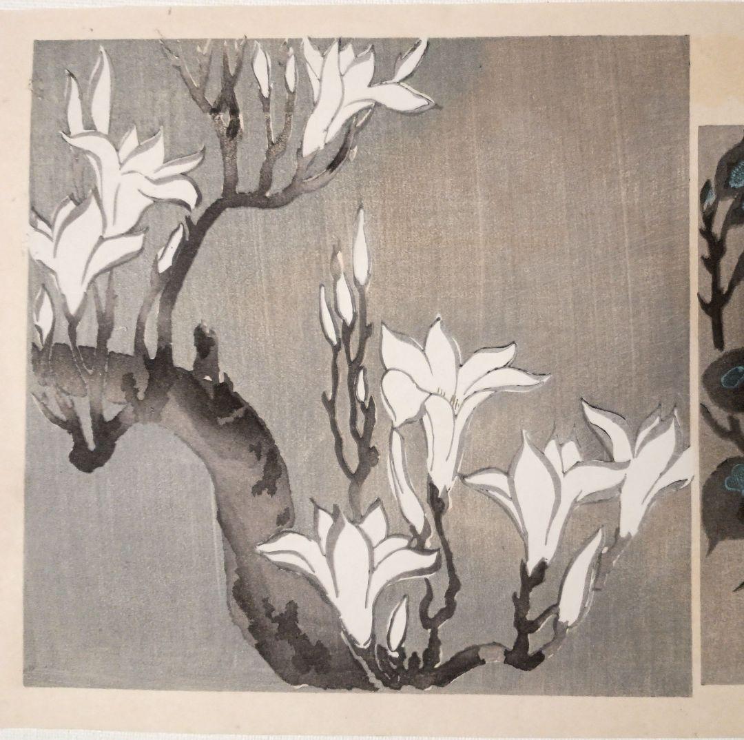 琳派図案版画（色摺版画)作者不詳、明治後期～昭和初期出版 - メルカリ