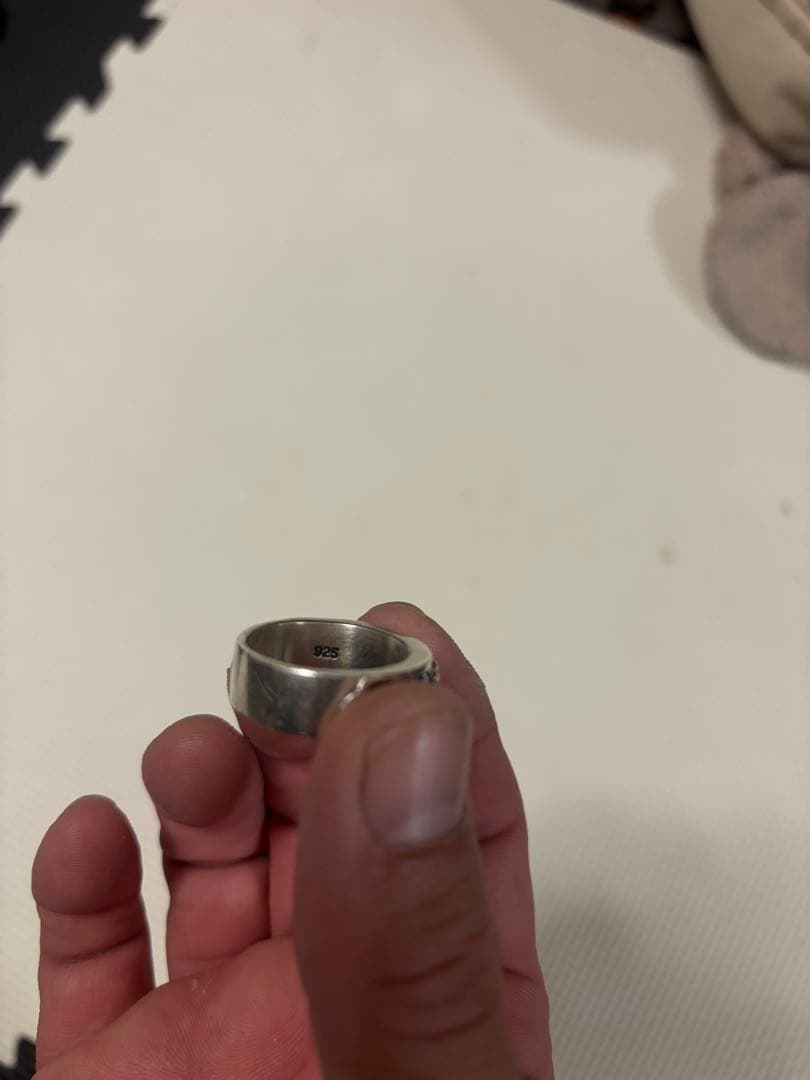 ジャスティンデイビス　925シルバー 彫刻リング