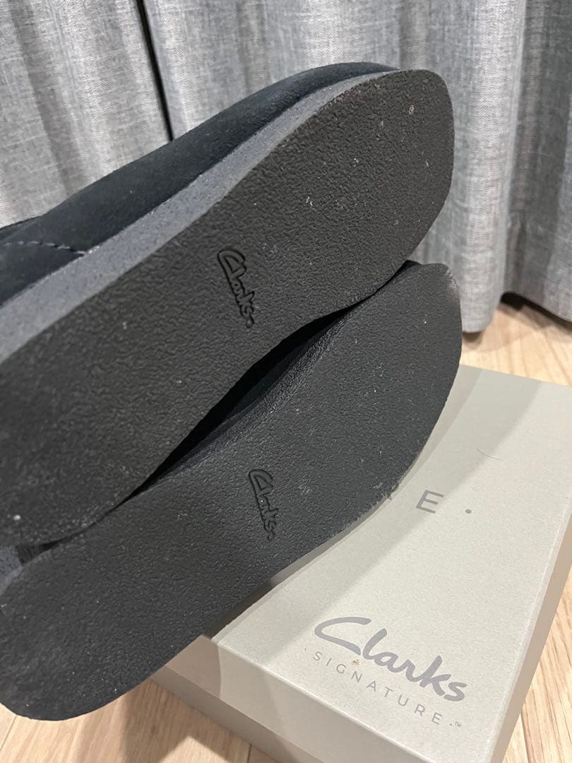 Clarks Wallabee ブラック 美品 UK9.5 27.5 クラークス