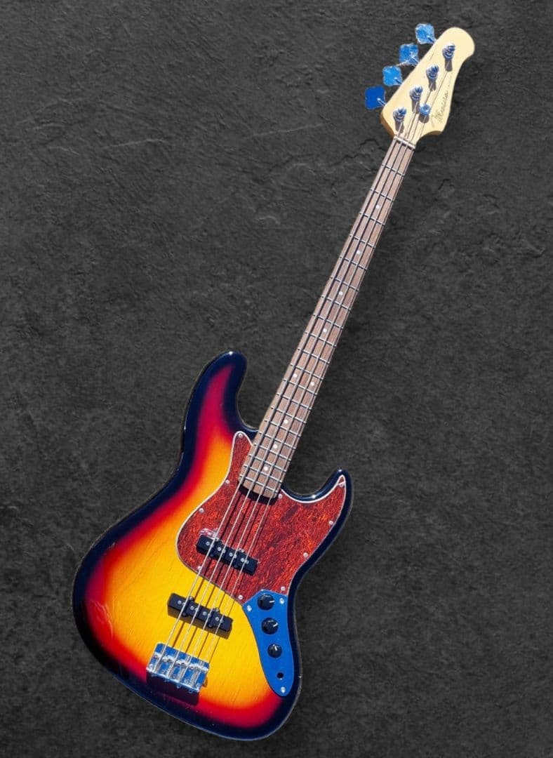 Mavis メイビス　イシバシ楽器 ベエレキベース サンバースト 稼働品 Mavis/メイビス ジャズベース サンバースト エレキベース JazzBass