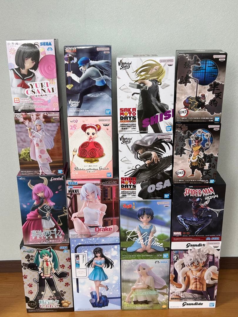 プライズフィギュアまとめ売り 16種セット