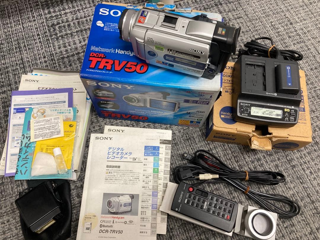 稼働品SONY miniDV HANDYCAM DCR-TRV50 ビデオカメラ
