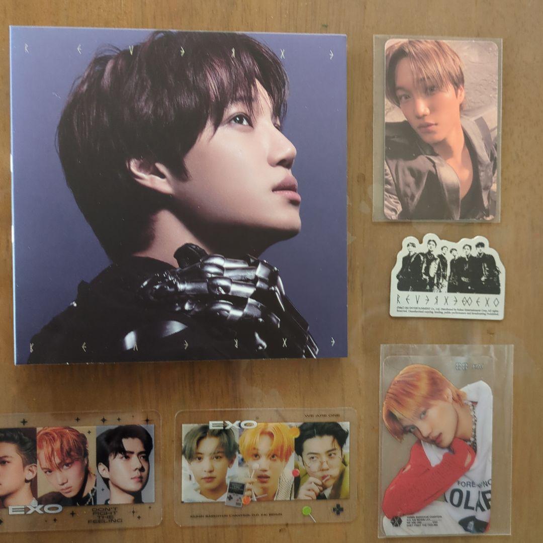 EXO REVERXE Compact Ver カイ トレカ、クリアカード - メルカリ
