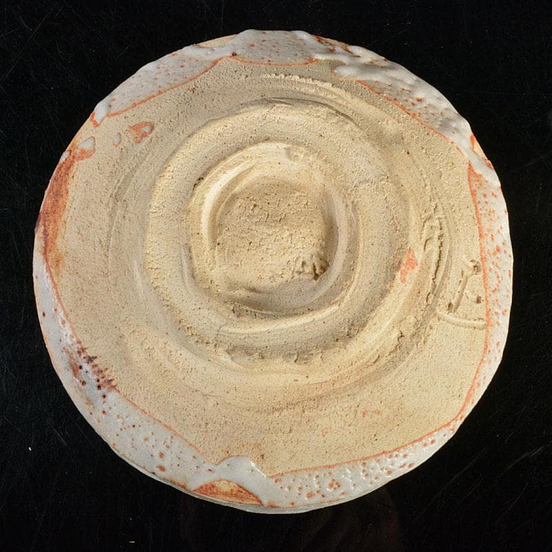 茶道具 岐阜県無形文化財 志野焼 林正太郎作 絵志野茶碗 共箱