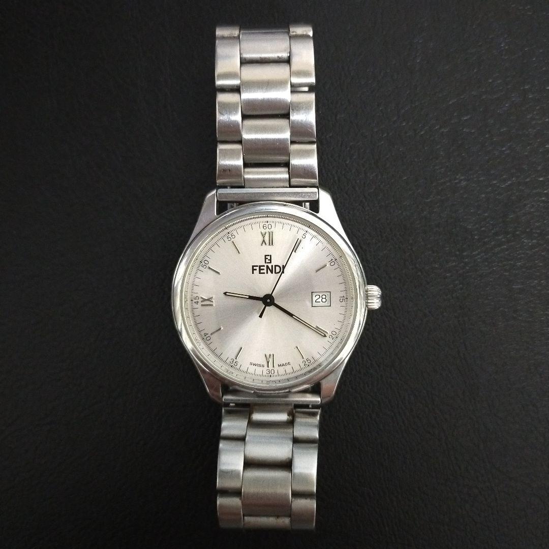 人気　FENDI フェンディ 210G クオーツ メンズ 腕時計　中古品