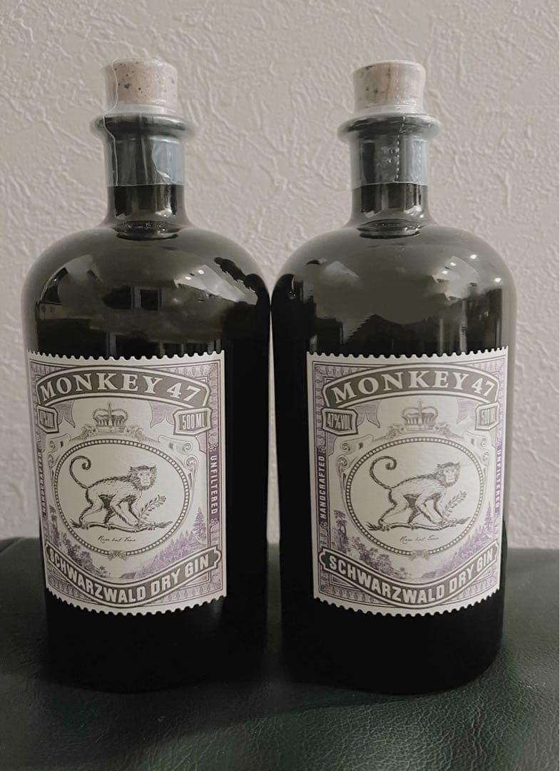 MONKEY 47 SCHWARZWALD DRY GIN 47% ジン　2本 MONKEY 47 SCHWARZWALD DRY GIN 750ML