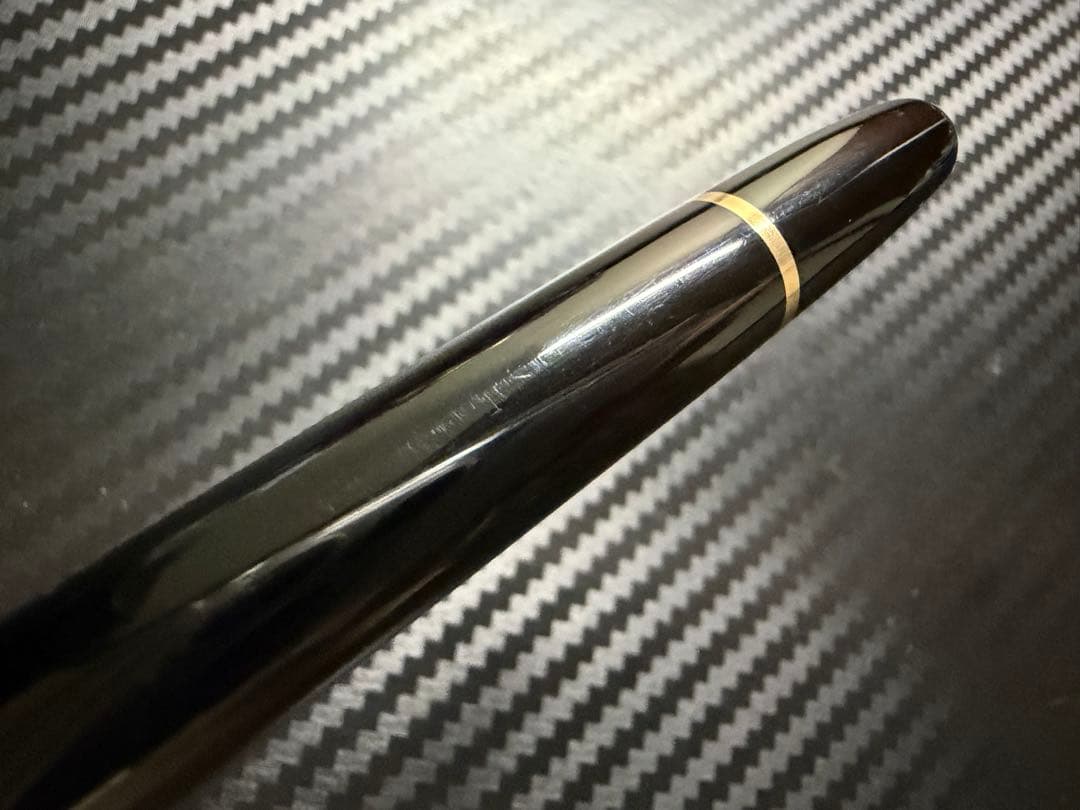 極美品 モンブラン マイスターシュテュック 144 万年筆 ブラック 全金 F