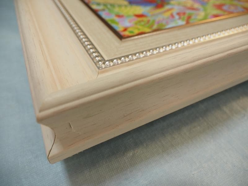 値下げ】抽象・静物画 油絵 ジミー大西 龍 M10 額付き 手描き 肉筆