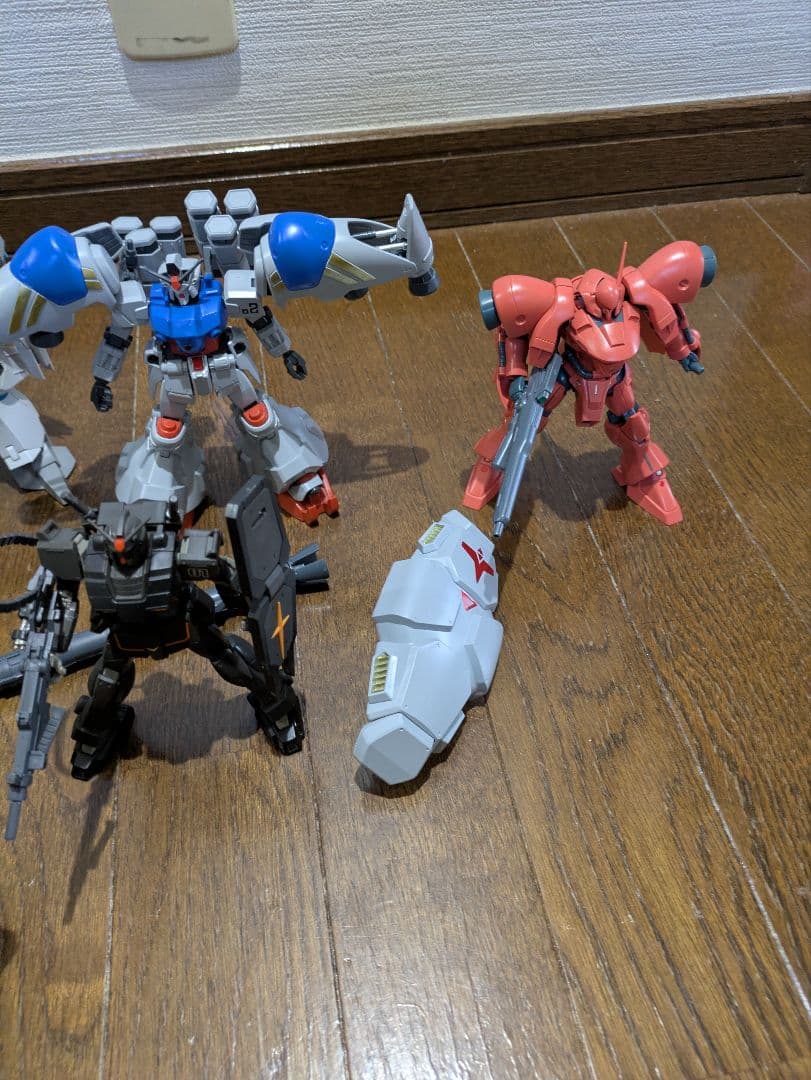 プラモデル ガンダム　ガンプラ　HG 他　ジャンク　武器　完成品　まとめ売り