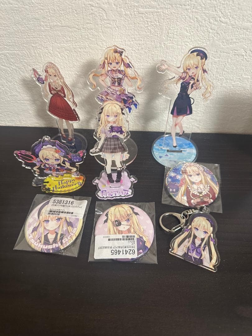 月紫アリア アクスタ 缶バッジ チェキ 詰め合わせセット - メルカリ