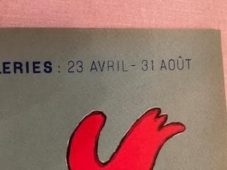 Savignac/サヴィニャック　LA FETES 1976年　リトポスター