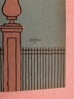 Savignac/サヴィニャック　LA FETES 1976年　リトポスター