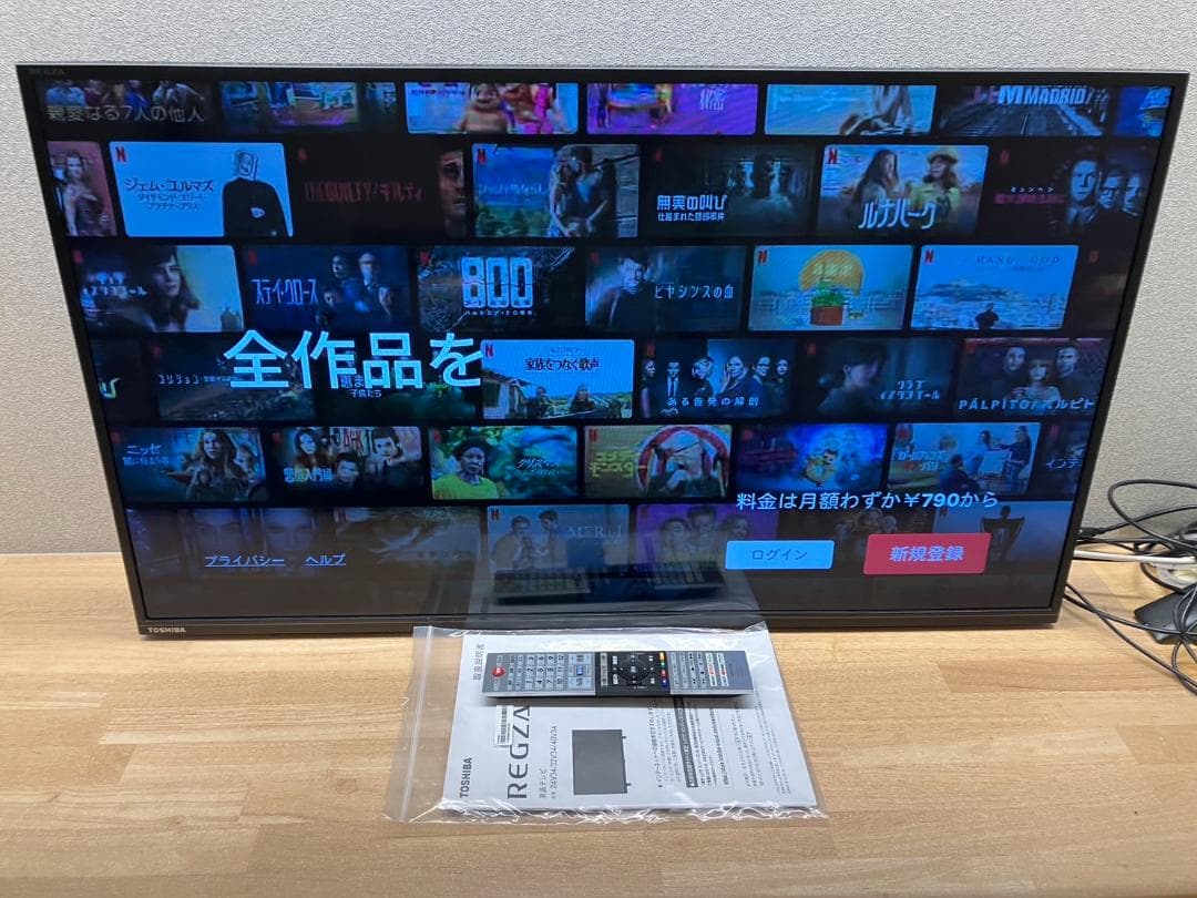 納品済] 東芝 2022年製 40v型 スマートTV 40V34 #4 稼働360時間 極美品