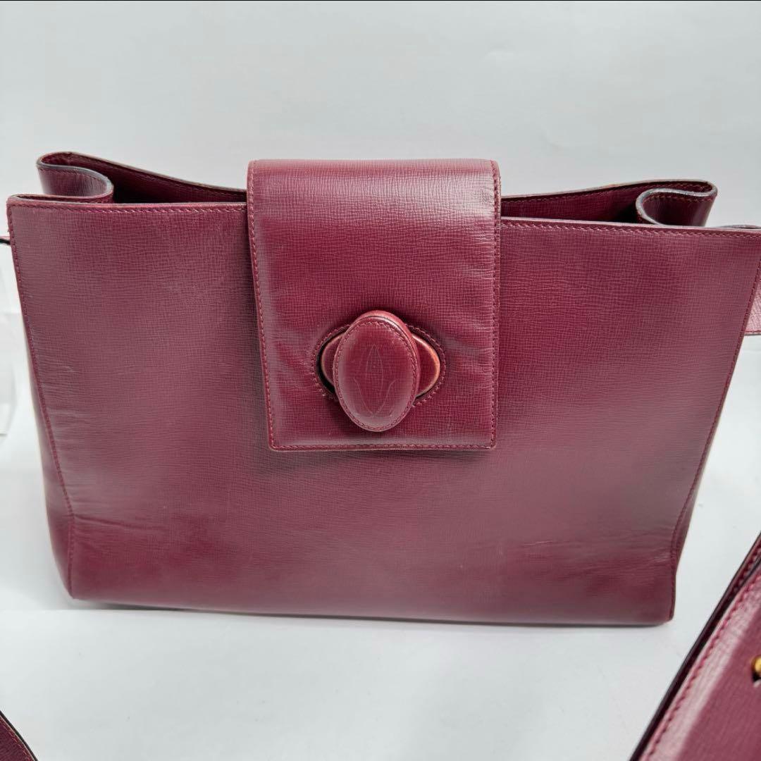 ✨美品✨Cartier カルティエ　マストライン　ショルダーバッグ　ターンロック