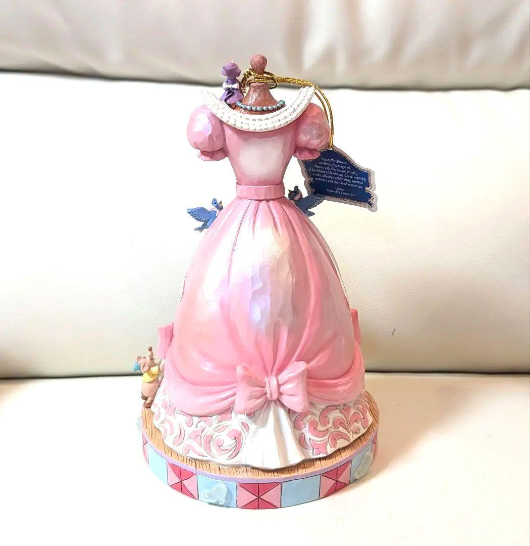 ディズニー　ショーケース シンデレラ　ピンクドレス　フィギュア　オルゴール