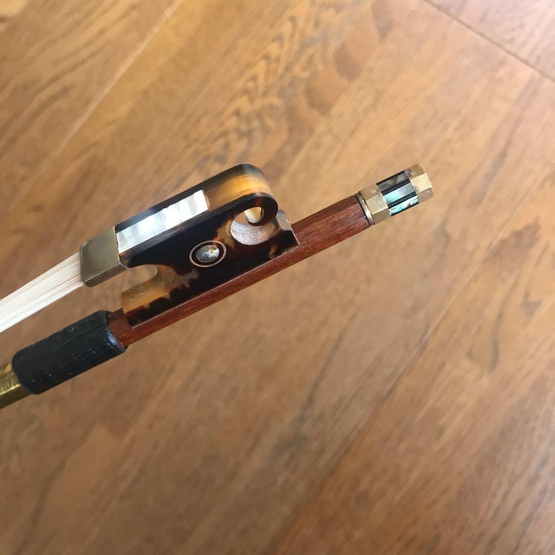 【希少】鼈甲バイオリン弓・スネールスタイル【激レア1点もの】難アリ特価