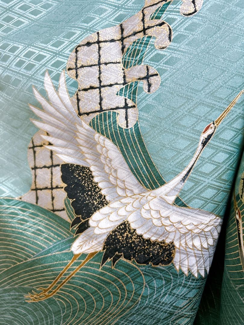 3歳から小さめ5歳♡男の子　フルセット　一式　緑系　兜　鶴