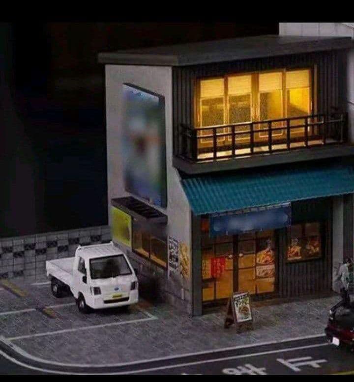 ■1/64【日本の居酒屋➕フォトショップガレージ】新品セット販売/LED照明付