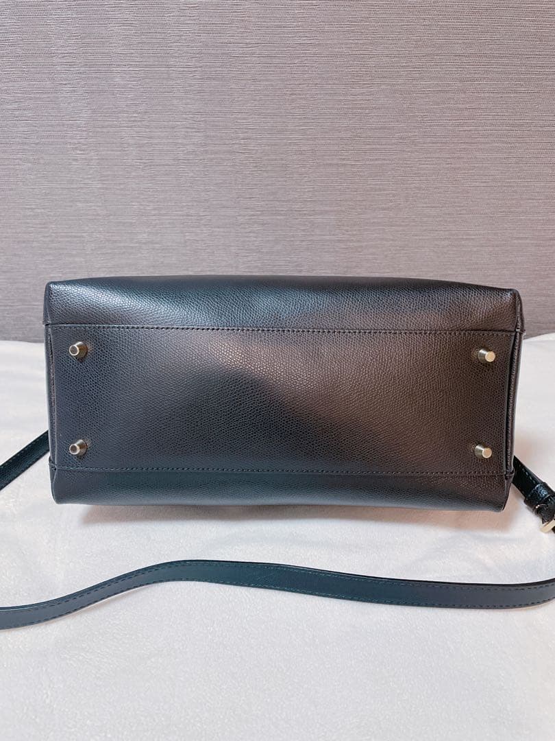 FURLA フルラ　パイパー　ショルダーバッグ　ハンドバッグ　ブラック